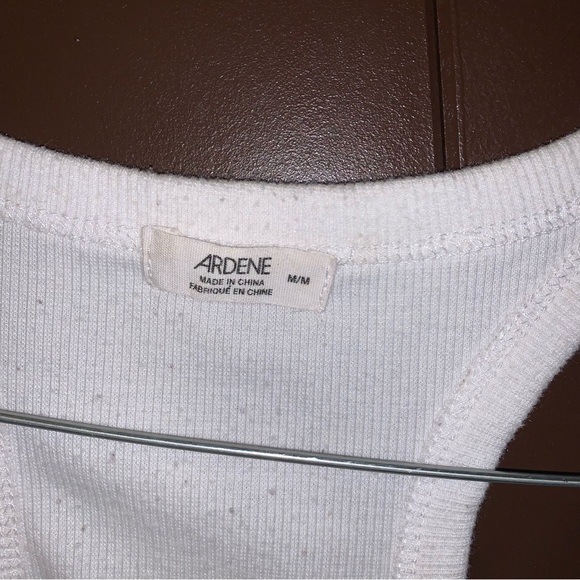 Ardene embroidered printed crop tank top - Picture 2 of 4